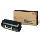 Ecotone - Lexmark 62D1H00 MICR Reman Ecotone - Rendement très élevé - Noir-Couleur: Noir