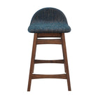 Modway - Juno Tabouret de comptoir - Tissu bleu marine - Ensemble de 2-8
