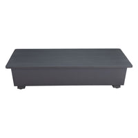 Zuo - Tien Table basse - Noir-Structure en acier thermolaqué offrant stabilité, durabilité et style contemporain