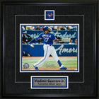 Vladimir Guerrero Jr. 8x10 with Pin and Plate Toronto Blue Jays Swing-H - Impression encadree - 18" x 18"-Qualité supérieure - 8x10 framed