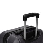 Swiss Mobility - Valise de cabine à coque rigide 21.50 po de la collection LYS - Noir-Doublure signature avec panneau de séparation, poches pratiques et sangles de serrage pour garder le contenu organisé et en place