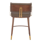 Zuo - Brew Tabouret de comptoir - Brun/Noyer-Garantie limitée de 3 ans