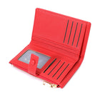 Champs - Portefeuille Mince Iconic - Rouge-7 fentes pour cartes de crédit