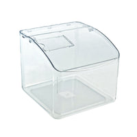 Azar - Contenant - 7 po H x 7.75 po l x 7.75 po P - Transparent-Matériau : Styrène transparent