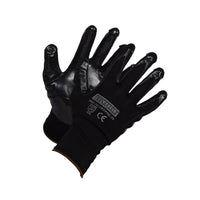 Forcefield - Gants revêtus de mousse Nitrile - Noir - Taille 10 - Paquet de 2-Objet général, nitrile sur gant en nylon