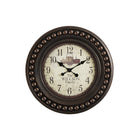 Monarch Specialties - Horloge - 20 po Rond - Horloge Murale - Brun Antique - Transitionnel-L'horloge murale ronde de 20 pouces en marron antique ajoute une touche de style à toute décoration intérieure