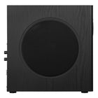Edifier - Caisson de basses amplifié T5s avec haut-parleur longue portée de 8 po, puissance RMS de 70 W et basses profondes à 35 Hz – Noir-Le coffret en MDF de 18 mm, doté d’un haut-parleur orienté vers l’avant et d’un port acoustique orienté vers la droite, minimise la résonance pour offrir des basses serrées et nettes. Son fini à effet grain de bois et sa grille à profil bas s’intègrent harmonieusement à tout décor intérieur