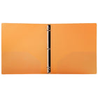 JAM PaperMD – Cartable à 3 anneaux Designders, 1 po, orange, 4/paquet-4