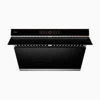 Fotile - JQG7501 Hotte aspirante à ventilation inclinée - 30 po - Noire-Verre trempé noir