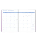 Orange Circle Studio - 2027 Agenda mensuel Just Right - Vibrant Poppies - 9.75" x 7.50" - Couleur assortie - Bilingue-Calendrier de référence sur deux ans et liste des jours fériés sur trois ans