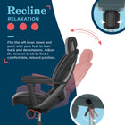 La-Z-Boy - Fauteuil de bureau exécutif Venetta - Noir-Commandes tactiles brevetées faciles à utiliser sur le côté du siège pour un réglage de la hauteur et de l’inclinaison