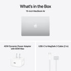 Apple - MacBook Air 15 po - M5 - 10 coeurs - 512 Go SSD - Mémoire unifiée 16 Go - Argent-9