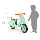 Janod - Scooter à la menthe - Vélo d'équilibre-Aide à développer l'équilibre et la coordination chez les tout-petits