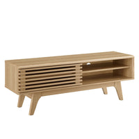 Modway - Render 48 po Meuble TV, Chêne-Meuble TV de 48 po style milieu du siècle