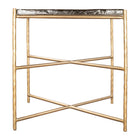 Zuo - Kove Table d’appoint - Or-Bois de santal recyclé au charme authentique et durable