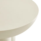 Modway - Caspian Béton rond Table basse - Blanc-9