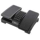 Mount-It! - Repose-pieds ergonomique à double pédale - Noir-Surélevez vos pieds pour améliorer votre posture