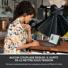 Stylet numérique Logitech Crayon USB-C pour iPad (2018 et versions ultérieures) - Argent-Jusqu'à 7 heures de temps d'écriture actif
