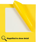 JAM Paper Étiquettes adresse pour le courrier, 4 x 3 1/3 po, jaune soleil Astrobright, 240 par paquet-4