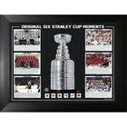 Original Six Stanley Cup Moments Frame - Impression encadree - 35" x 27"-Qualité supérieure - print framed