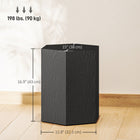 HOMCOM - Table d’appoint finition béton - noir-Les surfaces peintes peuvent être facilement nettoyées avec un chiffon 