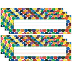 Carson Dellosa - Plaques signalétiques de bureau Eric Carle Dots - 36 par paquet - 6 paquets-Idéal pour les tâches de bureau ou de casier, les étiquettes, la reconnaissance du travail, les signets et plus encore