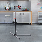 HOMCOM - Support de réparation de vélo réglable 47 po à 75 po-Le design unique avec une barre supplémentaire en bas offre beaucoup plus de stabilité que d'autres produits similaires