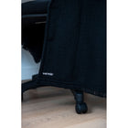 Warmür - La couverture pour chaise originale, Noir-Panneau arrière respirant qui favorise la circulation de l’air pendant les longues séances de travail