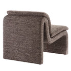 Modway - Lume Boucle Tapis Chaise d’accent sans accoudoir - Antique-Utilisation polyvalente