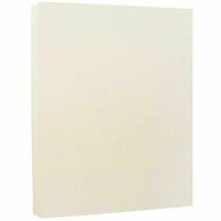 JAM Paper, Papier cartonné Strathmore, 80 lb, 8,5 po x 11 po, vélin ivoire, paquet de 50-Couleur : ivoire tissé / Faites ressortir votre travail avec du papier cartonné à noyau solide de qualité supérieure ; c'est coloré tout au long !