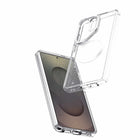 Avana - Étui Starlight avec aimants pour Samsung Galaxy S26 Ultra, Argent-Dos transparent laissant apparaître la couleur du module caméra
