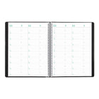Brownline - 2027 agenda hebdomadaire EcoLogix avec reliure à double spirale – 11 po x 8 1/2 po – couleurs assorties-Astuce écologique à chaque semaine