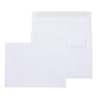SupremeX - Enveloppe d'invitation - Rabat carré - 4-3/4" x 6-1/2" - vélin blanc 24 lb - Paquet de 100-Vélin blanc