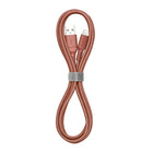 General Supply Goods + Co - Câble Lightning MFI tressé 6 pi, rouille-Tressé pour plus de durabilité