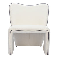 Zuo - Novo Fauteuil d’appoint - Ivoire-Fini électroplaqué élégant