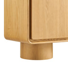 Modway - Lumo 2 portes Bois Armoire d’accent - Chêne-10
