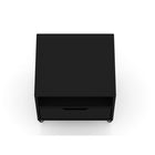 Manhattan Comfort - Rockefeller Table de Nuit 1 Tiroir 20,08" Style Mid-Century Modern - Noir - Lot de 2-17,62 po L x 20,08 po l x 21,65 po H