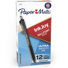 PaperMate - Stylos à bille rétractable InkJoy 300RT - 1,0 mm - noir - paquet de 12-Écriture lisse et constante