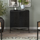 Hudson&Canal - Meuble d'appoint Brighton 28 po de largeur - Grain noir-Caractéristiques assemblage facile
