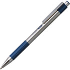 Zebra - Stylo à bille rétractable F-301 – 0,7 mm – bleu – paquet de 2-Prise antidérrapante pour un contrôle d'écriture complet