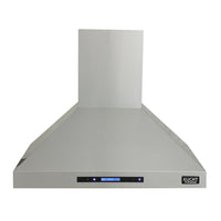 KUCHT KRH3610A 36 po Hotte murale - 900 CFM - Acier inoxydable-Hotte professionnelle de haute qualité en acier inoxydable 304 épaisseur 1,0 mm qui rehaussera l’apparence de votre cuisine gastronomique