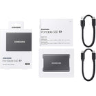 Samsung T7 1To USB 3.2 Gen. 2 Disque SSD Portatif - Gris-C'est entouré dâ'un boîtier métallique qui protège les données contre les chutes allant jusqu'à 6 mètres