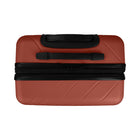Reebok - Valise d'enregistrement rigide 26po de la collection Repetition - Rouge-Intérieur doublé avec panneau de séparation, poches pratiques et sangles de serrage pour garder le contenu organisé et en place