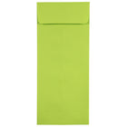 JAM Paper Enveloppes de couleur vive à ouverture au sommet, ferm. gommée, 4 3/4 x 11 po, vert lime, paq./100-Vert lime