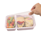 Bentgo - Boîte de conservation à 2 compartiment - Bleu ciel - Lot de 10-Compatible avec le congélateur : Idéal pour conserver les repas et les restes au congélateur
