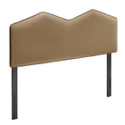 Modway - Cosette Performance Velvet Tête de lit King Size in Taupe-Velours de performance résistant aux taches