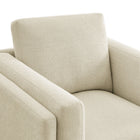 Modway - Roscoe Tissu Fauteuil - Ivoire-9