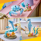 LEGO - Creator Les animaux marins : les magnifiques dauphins-Les 3 jouets marins ont des caractéristiques de corps mobiles pour une valeur ludique supplémentaire