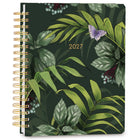 High Note - Agenda hebdomadaire/mensuel 2027 - Greenery - Anglais-Couverture rigide durable et résistante aux éraflures, reliure Wire-O apparente, fermeture élastique