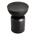Modway - Mella Métal martelé Table d’appoint - Noir-Arrive assemblé